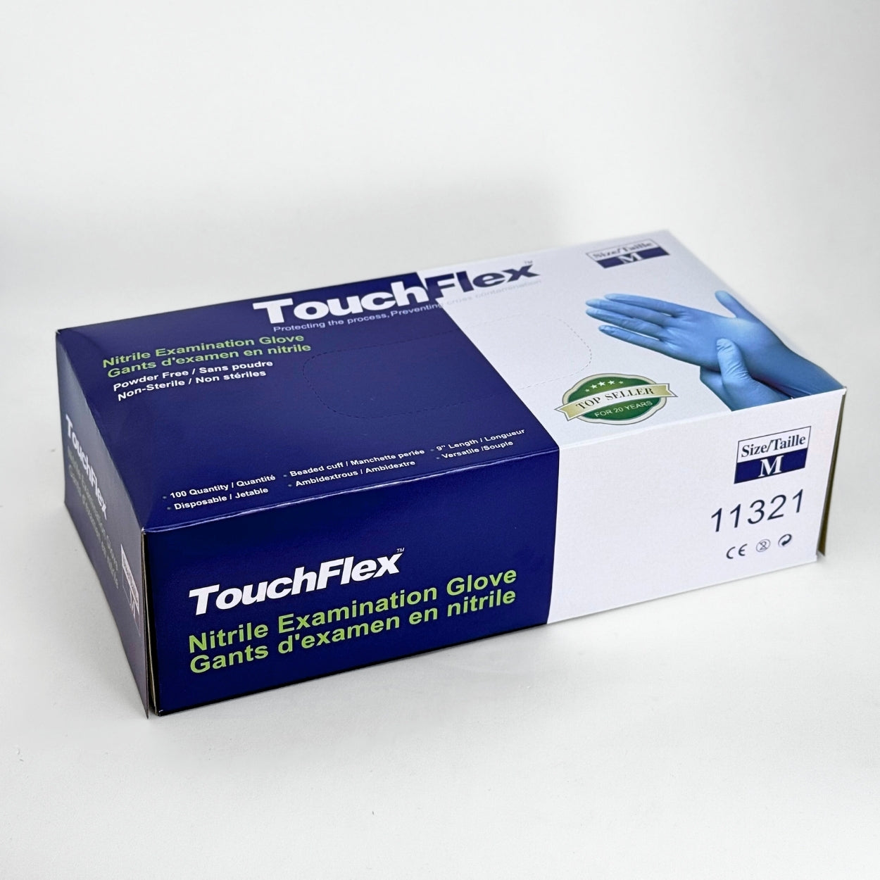 Large Blue Nitrile Gloves