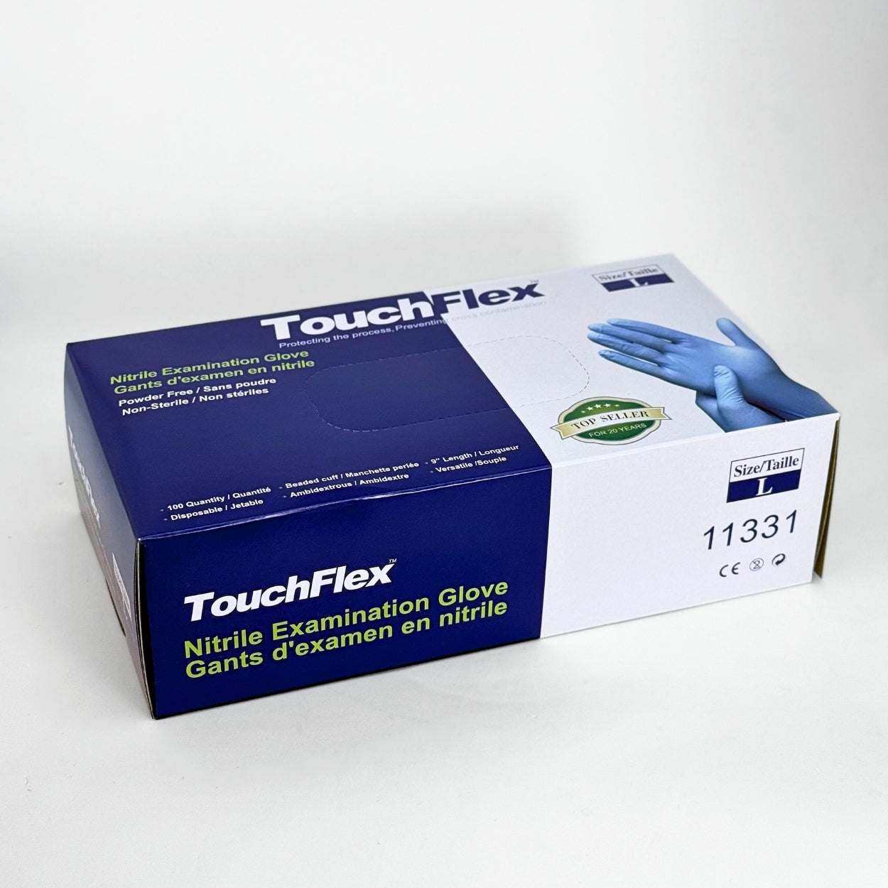 Large Blue Nitrile Gloves