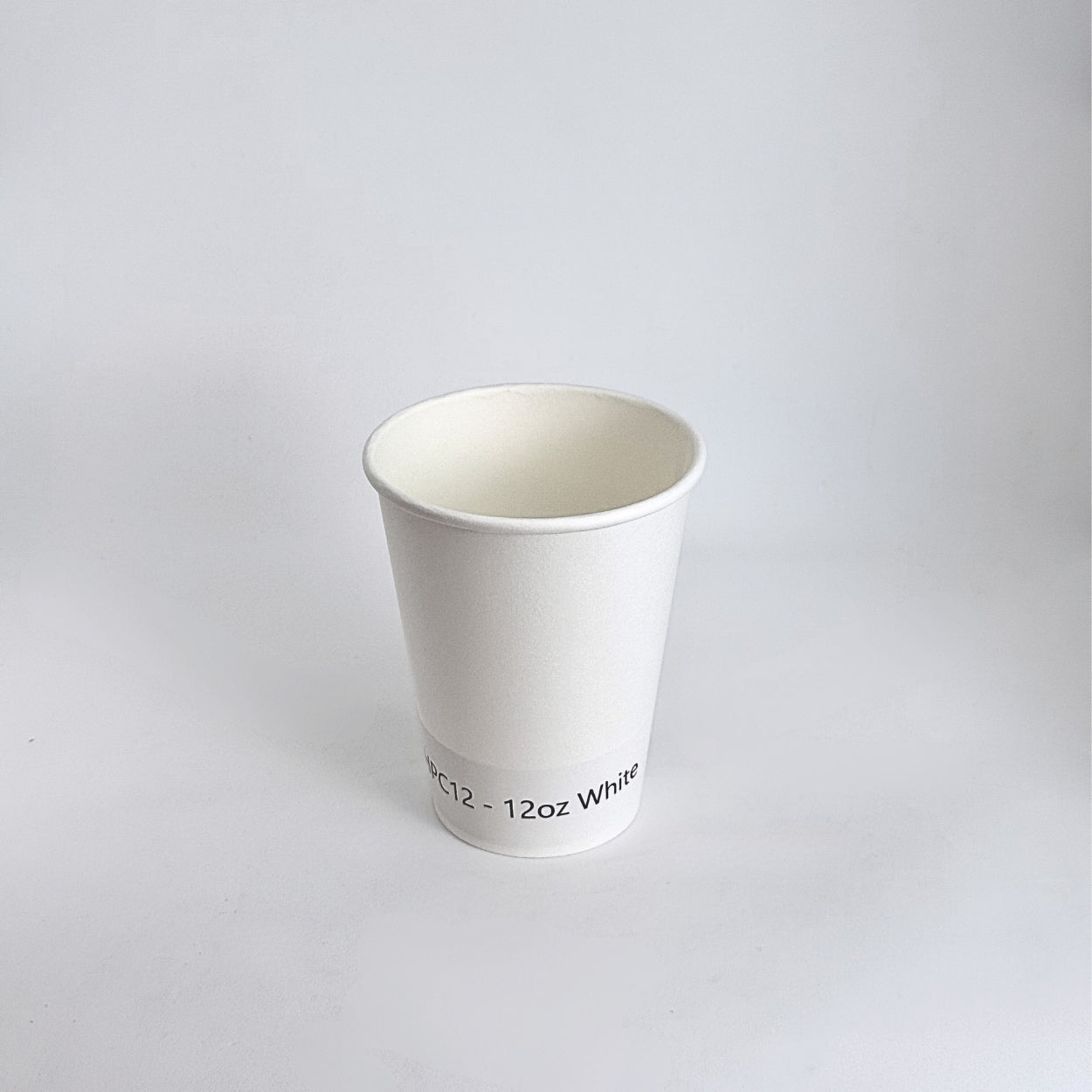 12oz White Paper Cup