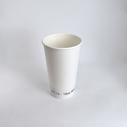 16oz White Paper Cup