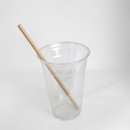 Small Straw - Kraft 6mm Wrapped