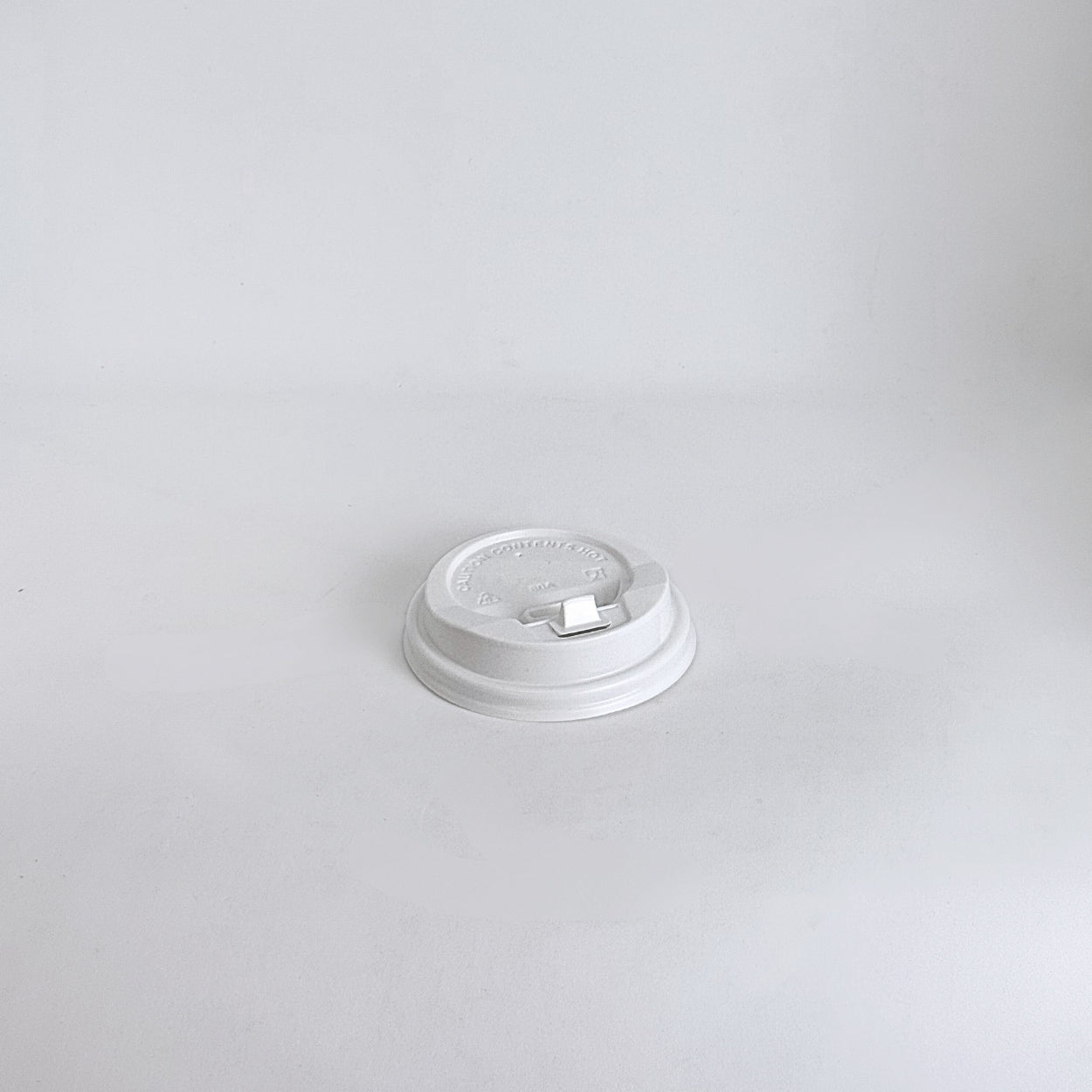 80mm White PP Lid